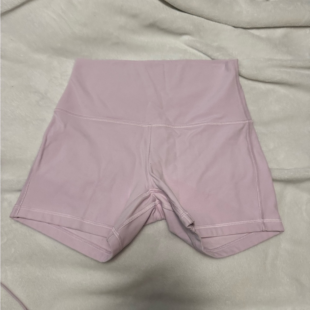 Lululemon pink align shorts 4”